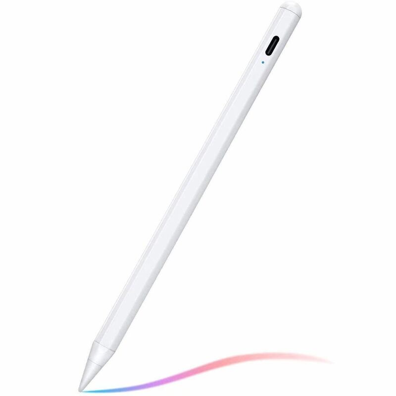 ipad pen タッチペン 極細 傾き感知/磁気吸着/誤作動防止機能対応 2018年以降iPad/Pro/air/mini 対応