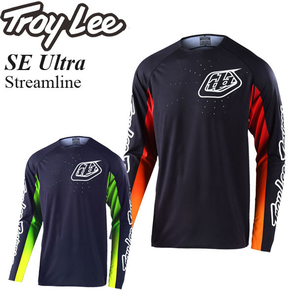 【在庫調整期間限定特価】 Troy Lee オフロードジャージ SE Ultra Streamline ブラック/XL