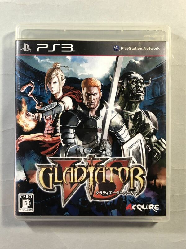 グラディエーターバーサス　アクワイア　PS3ソフト　SONY プレイステーション3 GLADIATOR VS