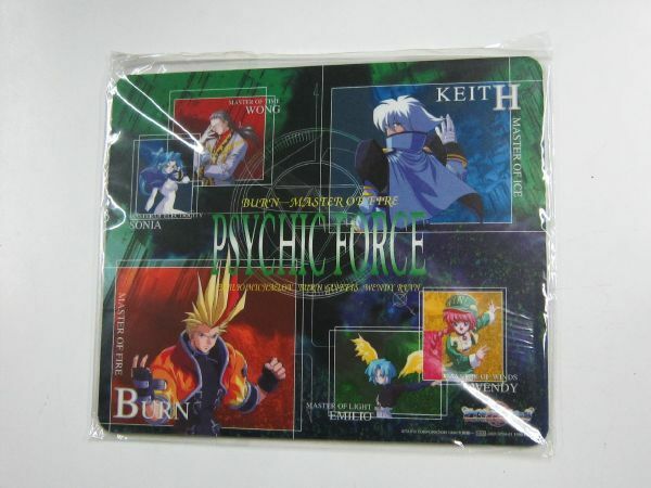 サイキックフォース マウスパッド 大貫健一 ムービック PSYCHIC FORCE Mouse PAD kenichi ohnuki Movic Taito 1996