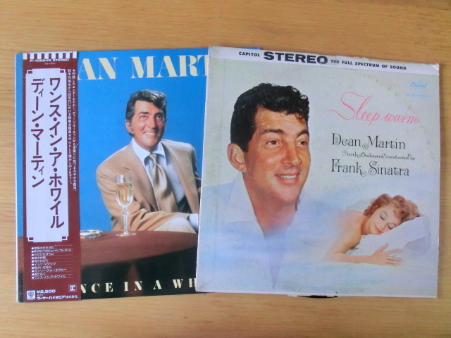 LP　DEAN MARTIN　ディーン・マーティン　Once In a While　/　Sleep　Warm　2枚