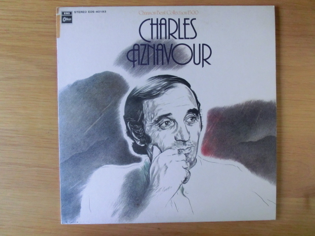 LP CHERLES AZNAVOUR シャルル・アズナヴール　5月のパリが好き