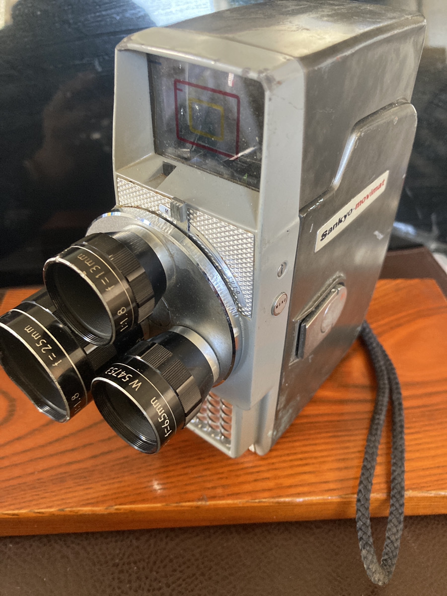 【Sankyo-movimat・8mmカメラ】回転式選択式レンズ　サンキョー　懐古撮影機材　アンティーク　本体のみ【23/03 TY1-C】