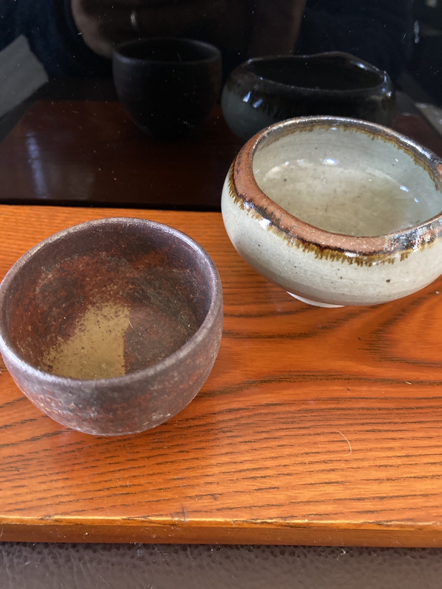 【小鉢ぐい呑みセット】和食器　お猪口　伝統工芸　晩酌　料亭　お酒　日本酒【23/03 TY-2F】