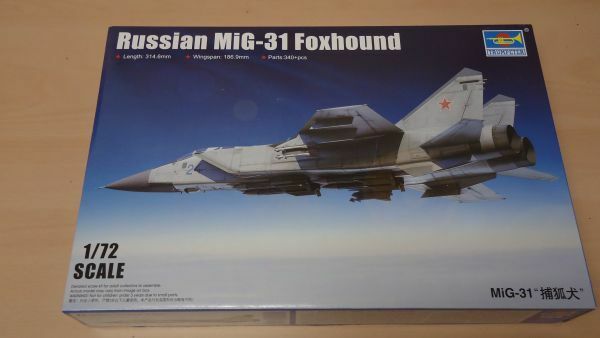 276 01679 1/72 ロシア MiG-31 フォックスハウンド 710/80A1 トランペッター