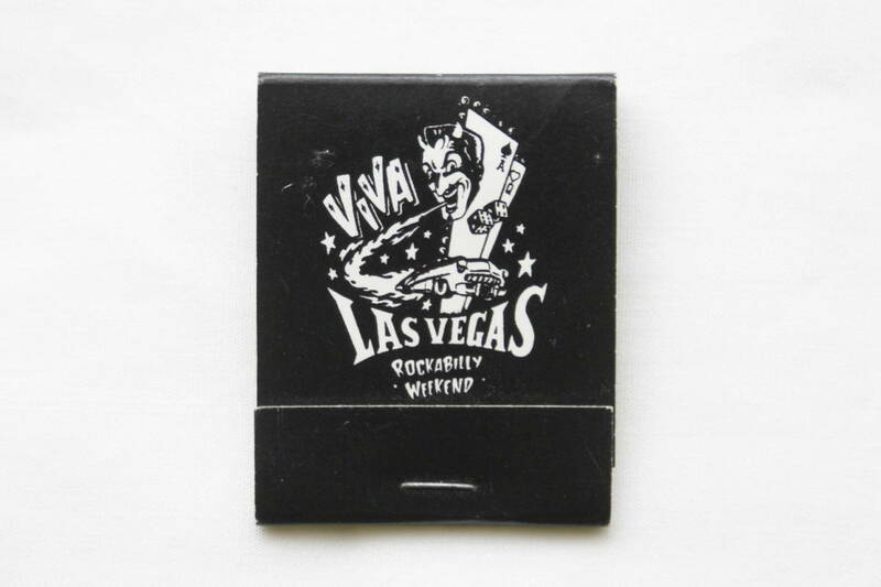 未使用 ビンテージ 1998年 第一回 VIVA LAS VEGAS Rockabilly Weekend マッチ 1-2個@ロカビリー 50's Wild サンレコード ELVIS PRESLEY