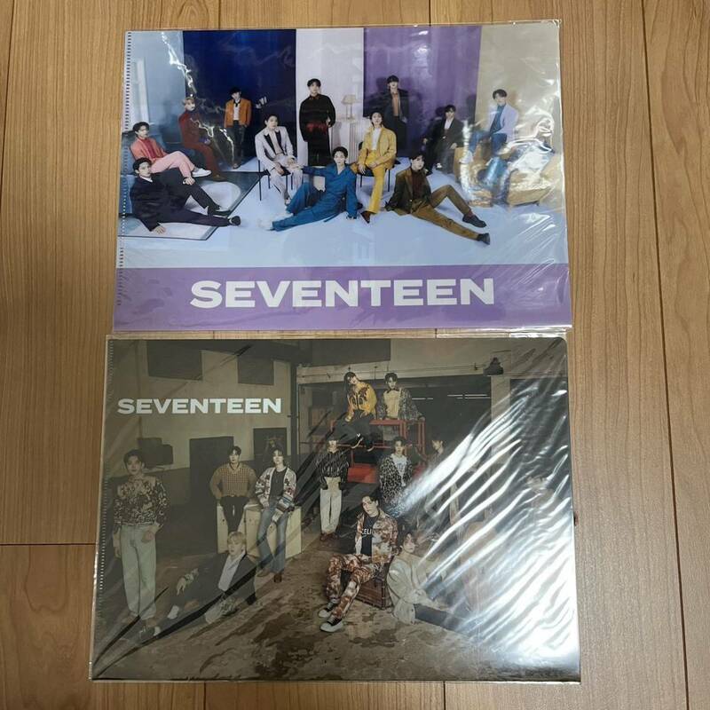 SEVENTEEN クリアファイル ２枚セット コンプ