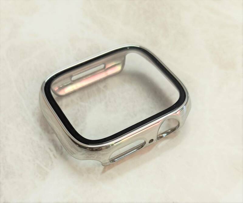 ☆ 1スタ ☆ Apple Watch ケース 保護 耐久 カバー フィルム シルバー スマートウォッチ アップルウォッチ アクセサリー 時計 パーツ 部品