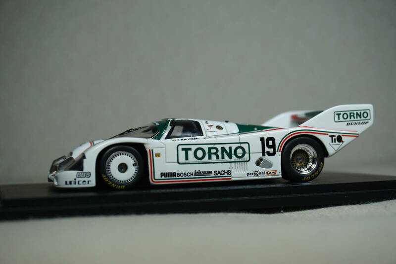 1/43 ベロフ ムジェロ 3位 spark Porsche 962C #19 BRUN Bellof Boutsen 1985 WEC Mugello 1000km 3rd ポルシェ ブルン 962 C TORNO