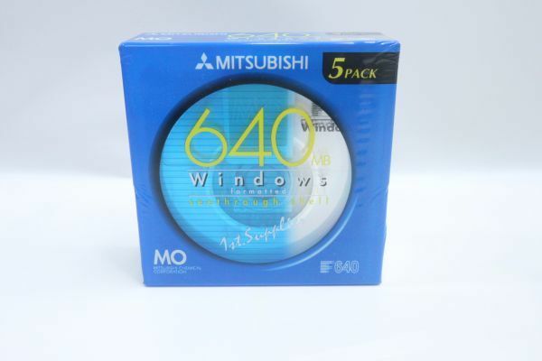 新品◇MITSUBISHI MOディスク KR640W5S 640MB Windows formatted 5枚組