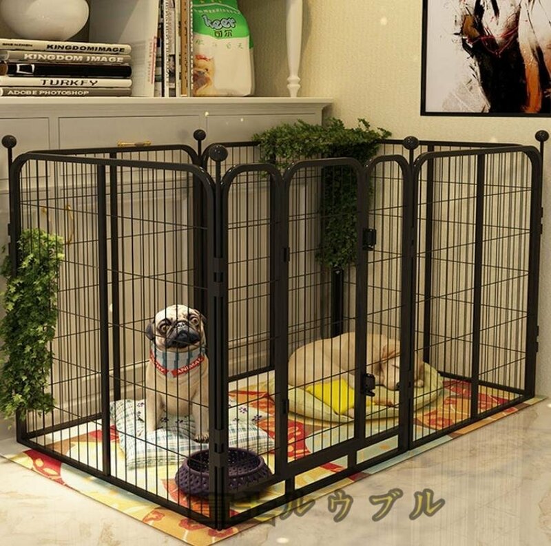 高品質★ 犬フェンスペット犬小屋猫小屋犬用品家柵 品質保証 長さ100*幅50*高さ50cm
