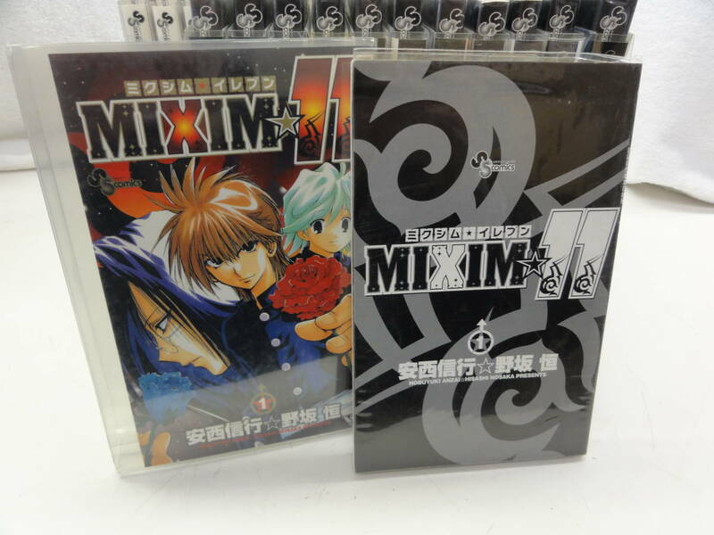 R38 MIXIM11 ミクシムイレブン １～１２(全巻) MAR メル １～１５(全巻) 安西信行セット 古本 コミック