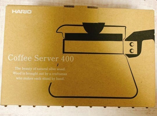 HARIO(ハリオ) コーヒーサーバー 400ml オリーブウッド 新品 VCWN-40-OV 未使用品