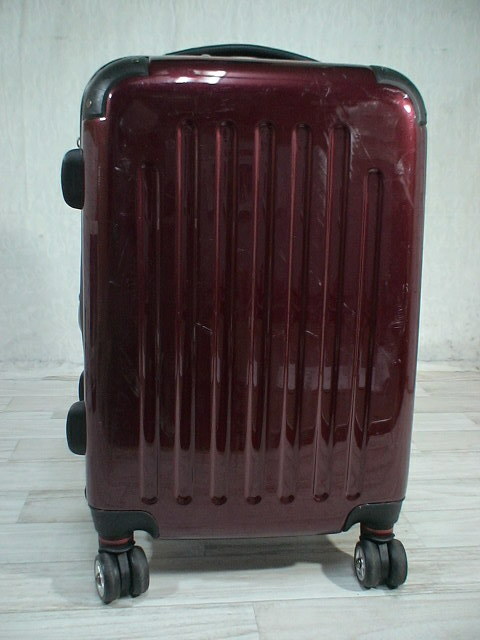 1962　赤色　TSAロック付　スーツケース　キャリケース　旅行用　ビジネストラベルバック