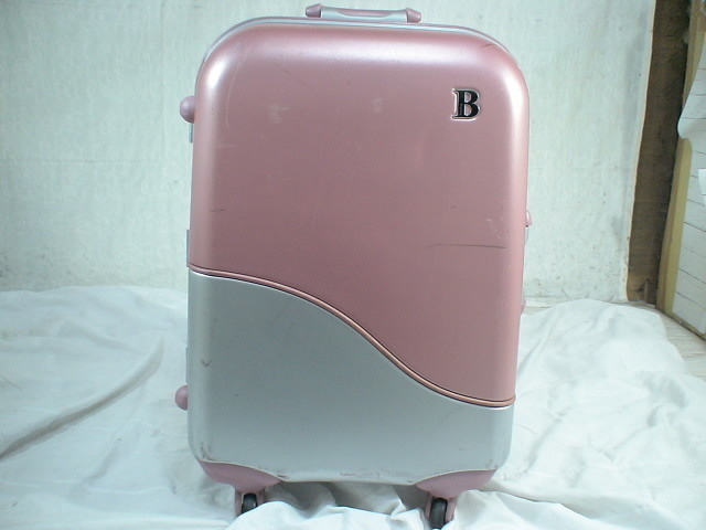 1934　Boar ding ピンク　スーツケース　キャリケース　旅行用　ビジネストラベルバック