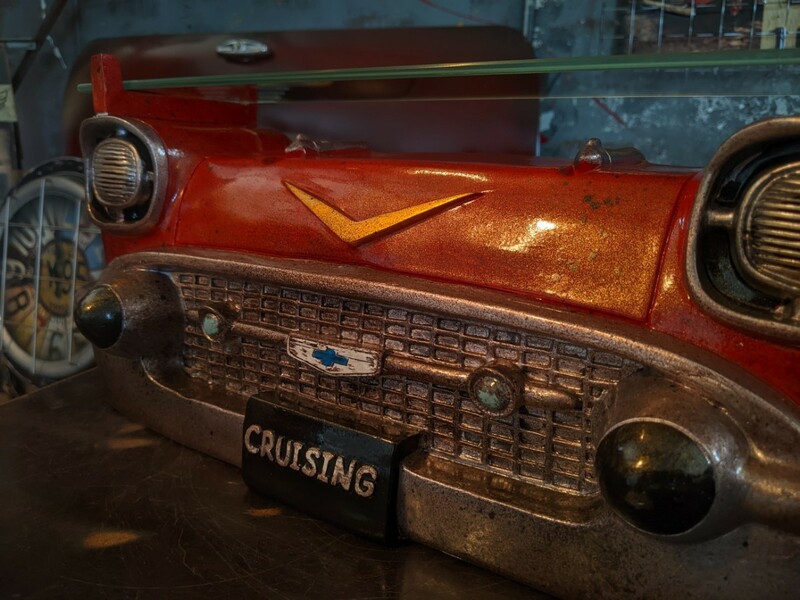1957's シボレーベル・エアー 電飾灯付き 飾り棚 ディスプレー台 アメリカンヴィンテージカー #世田谷ベース #ガレージライフ #アメ車 