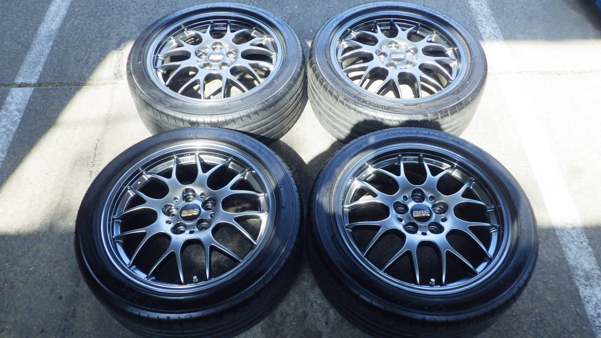BBS　RG７１４　１７インチ　７、５J＋４８　１００/５穴　プリウス、レガシィー、８６他