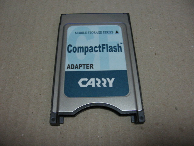 CARRY CF コンパクトフラッシュ PCカードアダプタ 