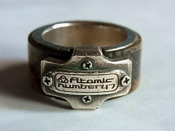 アトミックナンバー47Atomic number47リング 指輪 19号 SVシルバー925