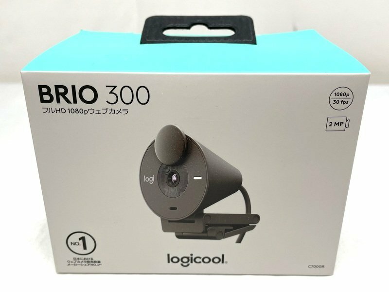 ★【Logicool/ロジクール】Webカメラ Brio 300 フルHD 1080P C700GR ウェブカメラ 未開封品/ab4066