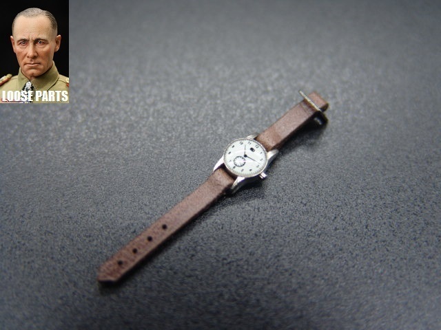 【 砂漠の狐 】1/6ドールパーツ：3R製：WWII ドイツ軍 腕時計