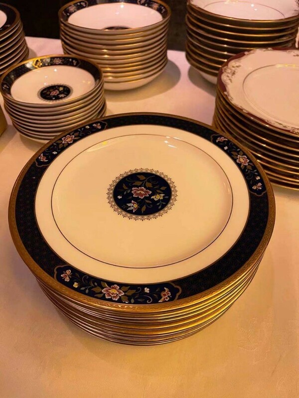10枚セット　ニッコー　ファインボーンチャイナ 大皿　ディナープレート　直径23cm