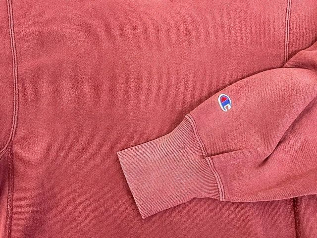 90’s メキシコ製 チャンピオン リバースウィーブ ソリッド Champion REVERSE WEAVE CREW 目無し マルーン 3枚タグ S [l-2093]