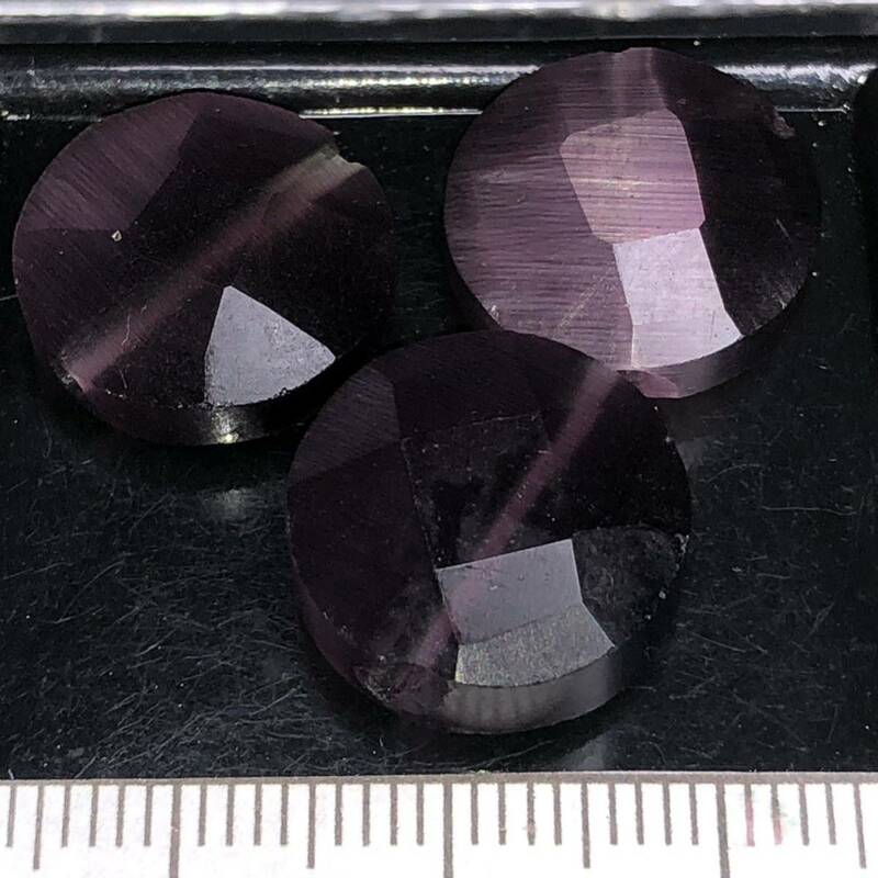 【鉱石】 34.85Ct 天然 サイモフェイン キャッツアイ ルース マダガスカル産 穴加工 アクセサリー素材 パワーストーン ルース 裸石 天然石