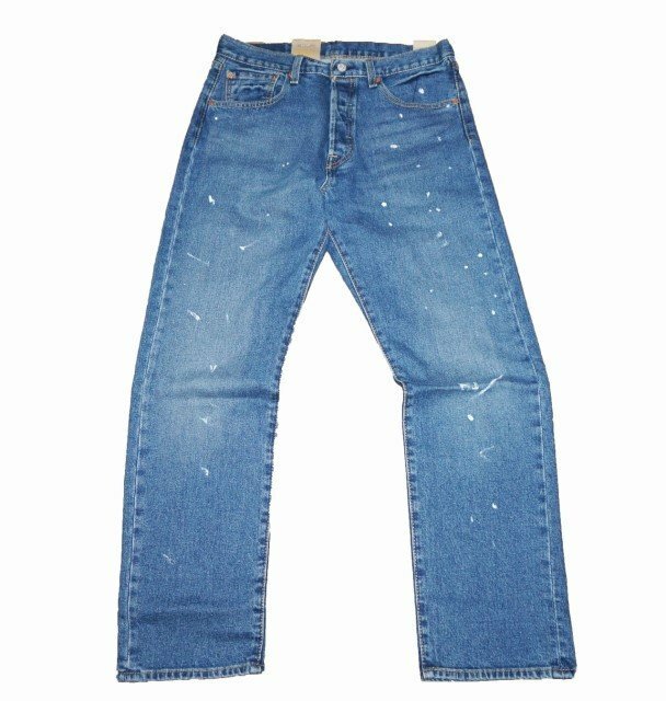 リーバイス Levis ジーンズ 501 ペンキ加工 79830-0253 メンズ ストレート デニム パンツ ジーパン Gパン 表記サイズ32 81cm