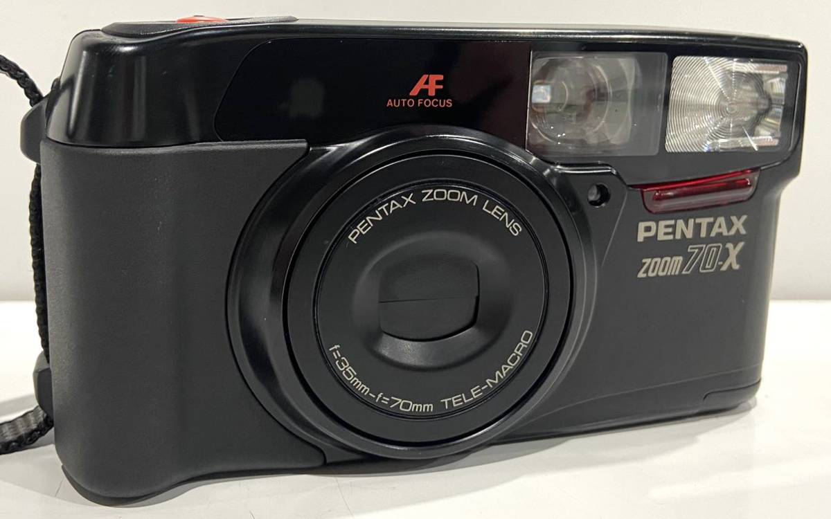 230311B☆ PENTAX ZOOM 70-X コンパクトフィルムカメラ ♪配送方法＝おてがる配送宅急便(EAZY)♪