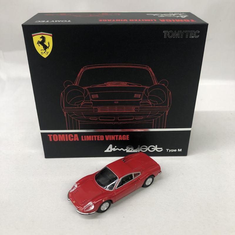 【中古】TOMYTEC トミカリミテッドヴィンテージ フェラーリディーノ246GT(赤)[249008234032]