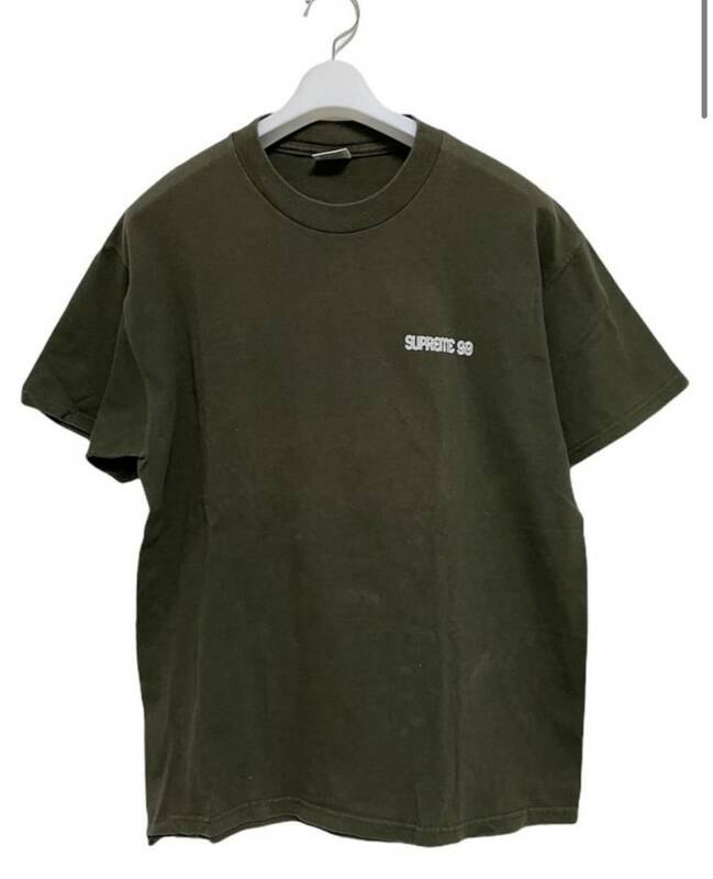 希少 コレクターアイテム Supreme シュプリーム 初期 ツルタグ USA製 1999年 ラジカセ オールドスクール Tシャツ Size M 検索 BOX ロゴ