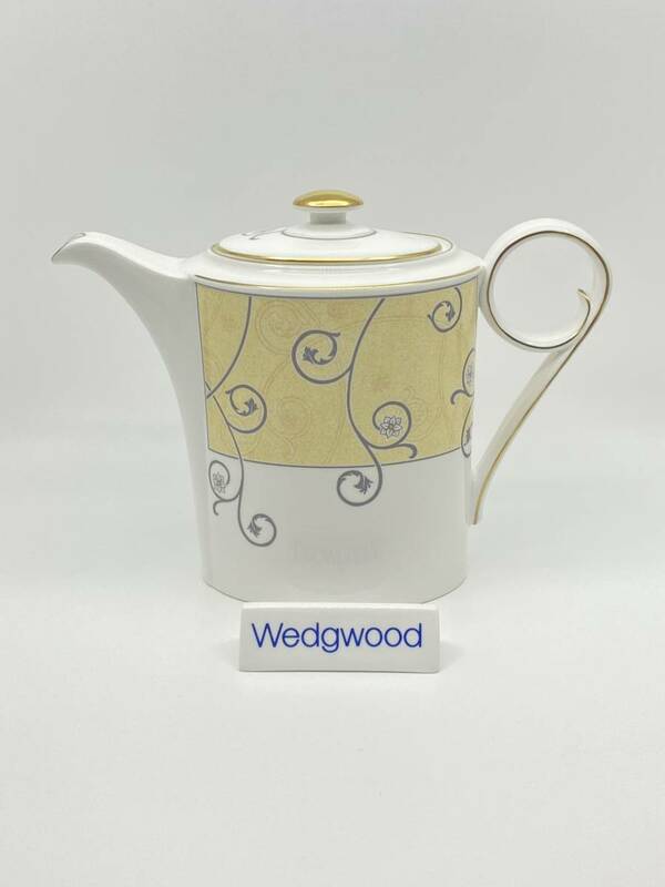 ＊未使用＊ WEDGWOOD ウェッジウッド ＊UNUSED＊ TIME FOR WEDGWOOD Coffee Pot タイムフォアウェッジウッド コーヒーポット *L402