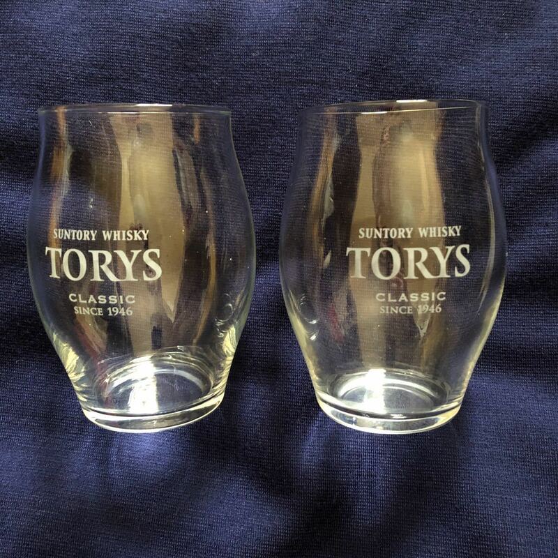 レア非売品　サントリーWHISKY トリスクラシック　TORYS グラス　2個セット　ノベルティ