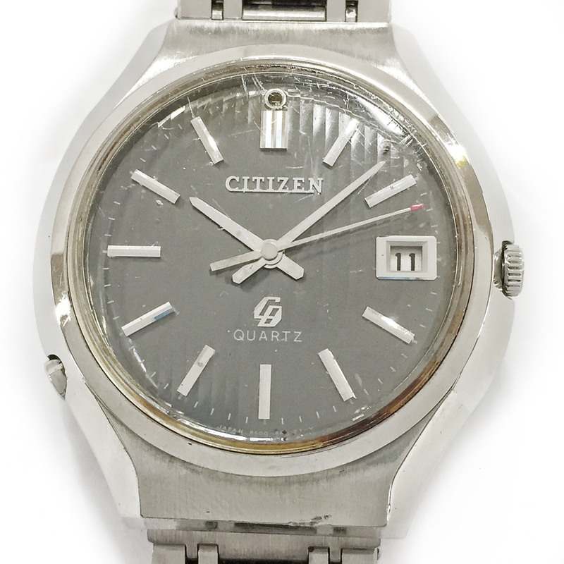 要修理品!!不動!!ＣＩＴＩＺＥＮ/シチズン クリストロン 86系 LEDシグナル メンズ ウォッチ ＵＳＥＤ品 8601-863011Y