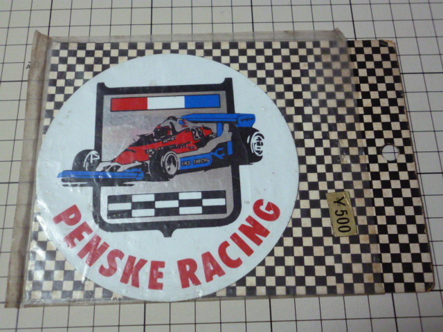 PENSKE RACING ステッカー 当時物 です(114mm) ペンスキー レーシング