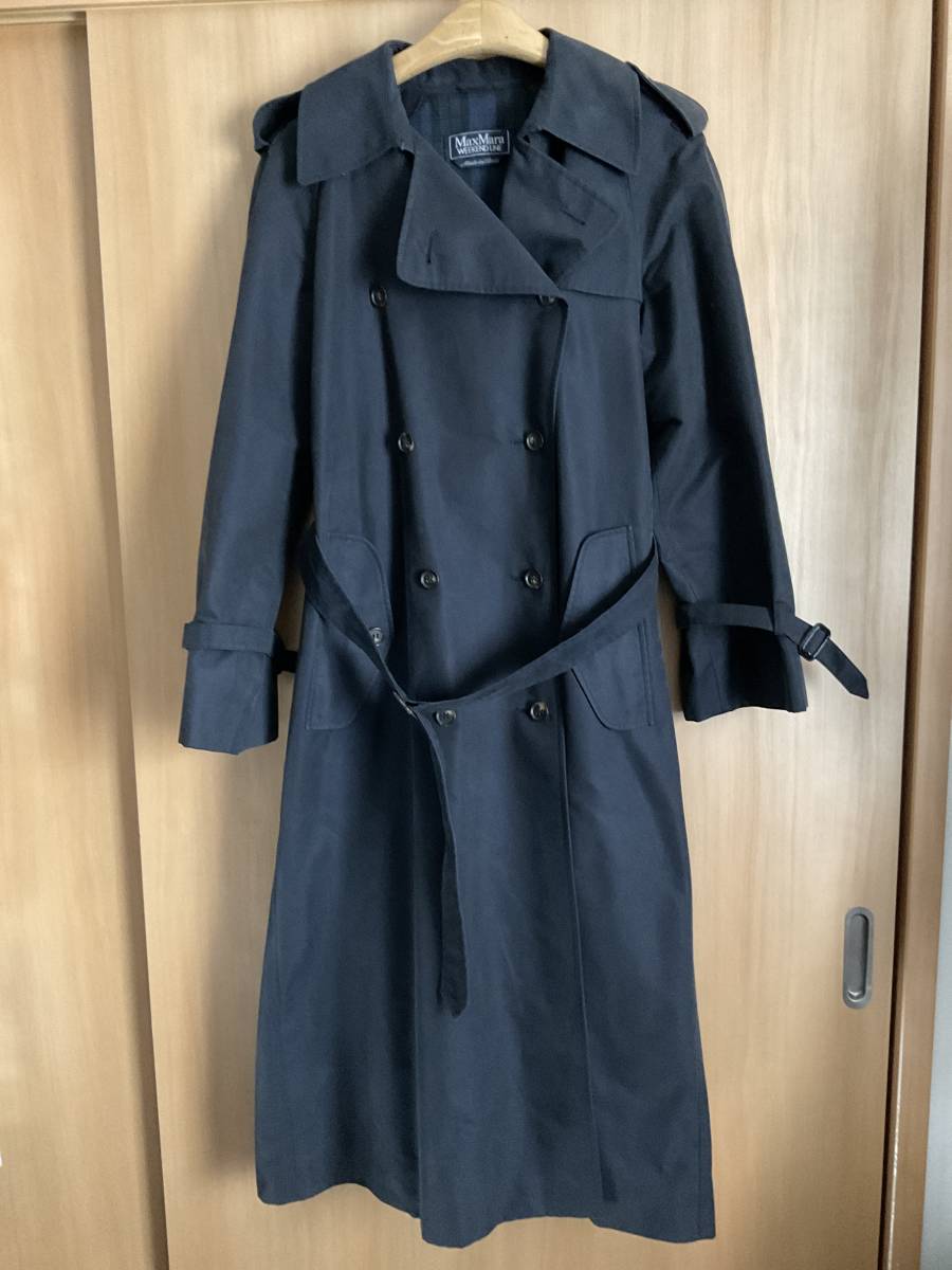 美品　マックスマーラ　ウイークエンド　MaxMara WEEKEND トレンチコート　ネイビー