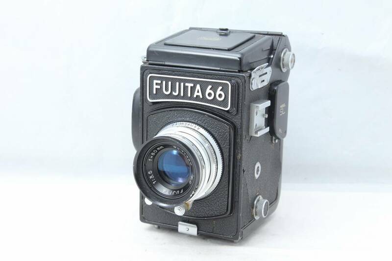 値下げ○藤田光学 Fujita Kogaku Fujita66 SL F.C 80mm F3.5 ボディレンズセット 動作好調 希少♪