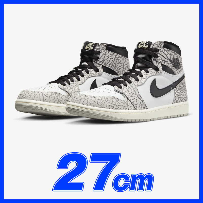 1870　 NIKE AIRJORDAN1 High OG White Cement 27.0cm/ナイキ　エアジョーダン１ホワイトセメント　27.0ｃｍ