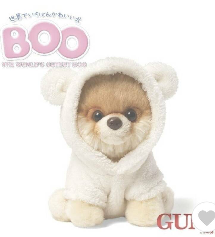 BOO ポメラニアン　ぬいぐるみ　boo 犬　わんわん　イヌ　ぬいぐるみ