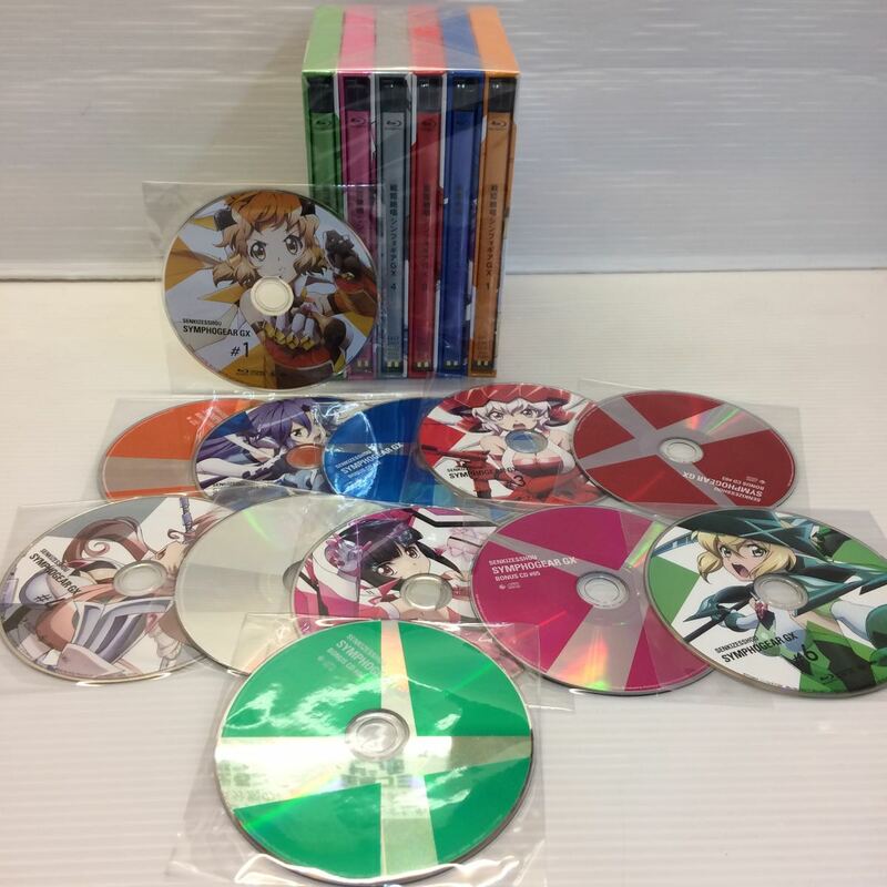 ◆[Blu-ray] 戦姫絶唱シンフォギアGX 全6巻セット 中古品 syadv004635