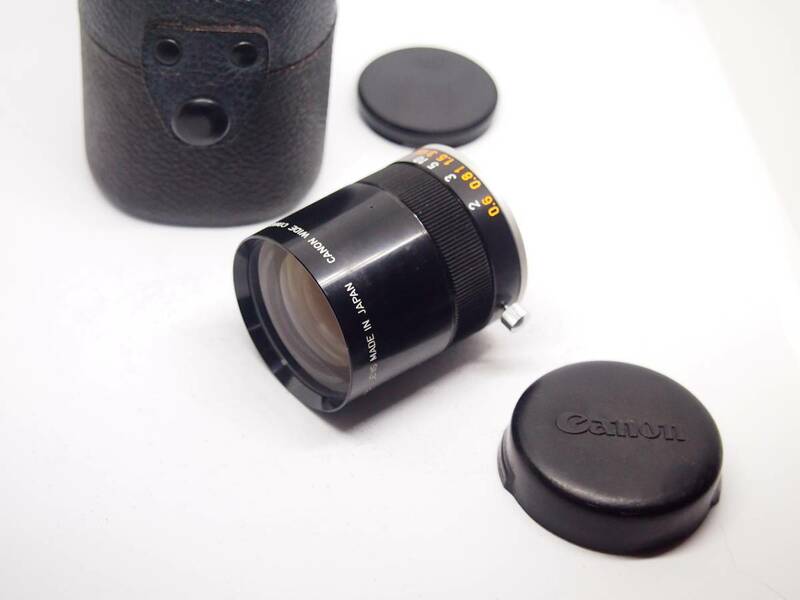 Canon キヤノン ZOOM8用 ワイドコンバーター EEE 6.5mm-26mm 1:1.7 ケース　キャップ付 美品 ZK137