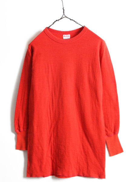 70s ビンテージ ■ duofold 2レイヤー 長袖 Tシャツ メンズ S 程/ 古着 70年代 USA製 デュオフォールド ロンT クルーネック アンダーウェア