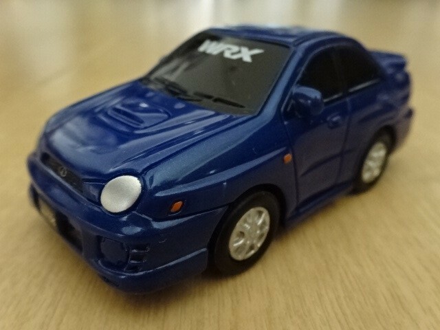 プルバックカー ミニカー スバル インプレッサ SUBARU IMPREZA WRX 2代目 GD/GG系 丸目 ミニチュアカー Toy Car Miniature