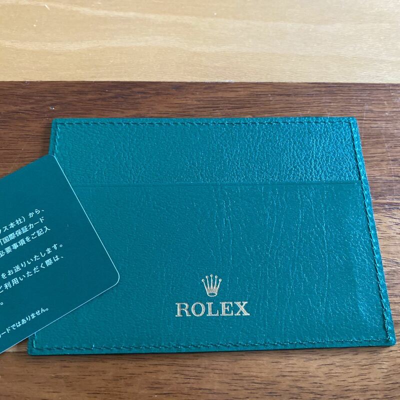 3091【希少必見】ロレックス カードケース Rolex