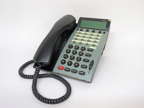 ■Dterm75 16ボタン英語標準電話機【DTP-16D-1D(BKE)】■0303 ビジネスフォン