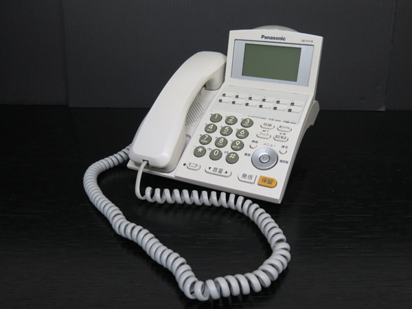 ■パナソニック　12ボタン漢字標準電話機【VB-F411KA-W】■109 ビジネスフォン 