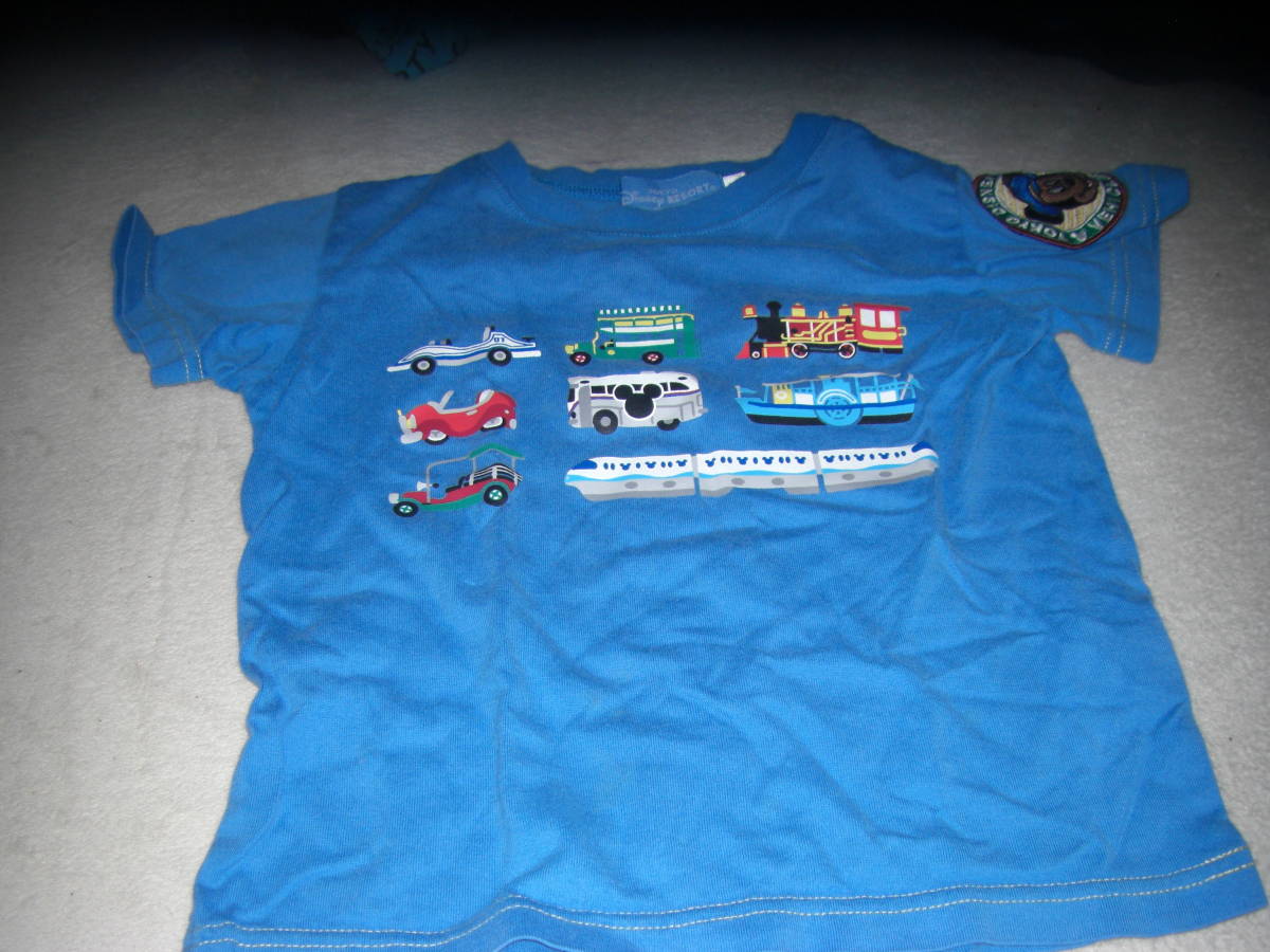 ブルー100　ディズニーリゾート半袖Tシャツ
