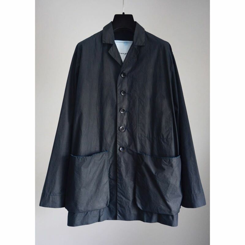 toogood 002 SS2015 WAXED COTTON THE PHOTOGRAPHER JACKET col.Dark Blue size.4