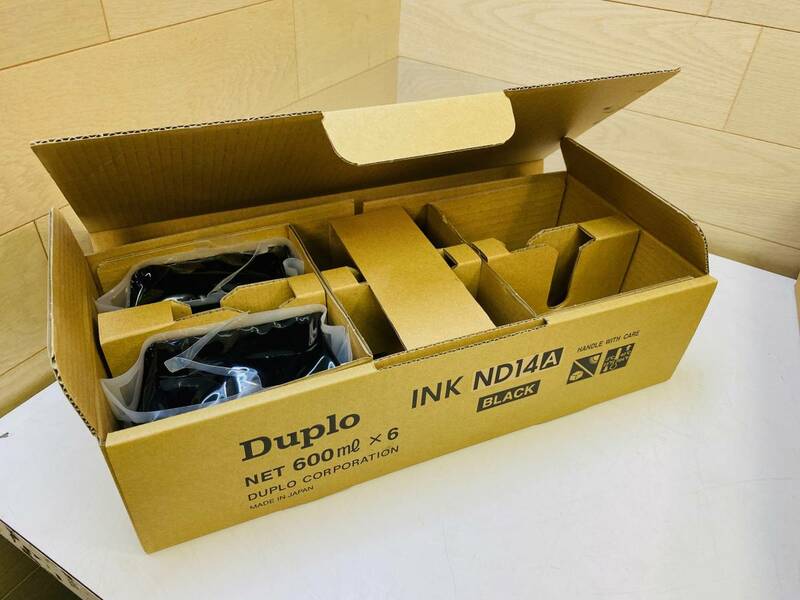 【未使用品】Duplo/デュプロ 純正インク ND14A ブラック 600ml×2